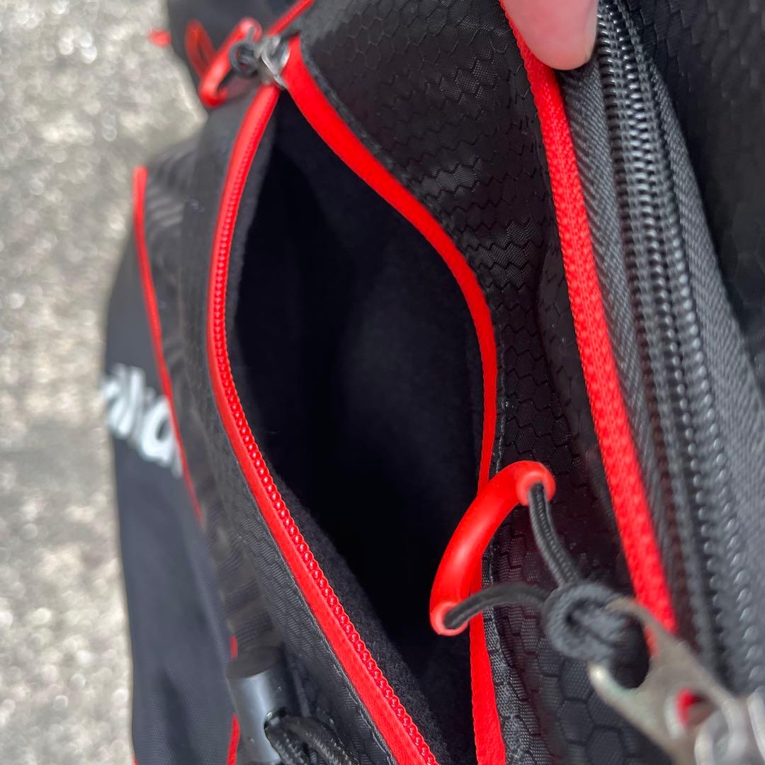 【豪華おまけ付き✨】TaylorMade キャディバッグ ゴルフバッグ 黒/赤
