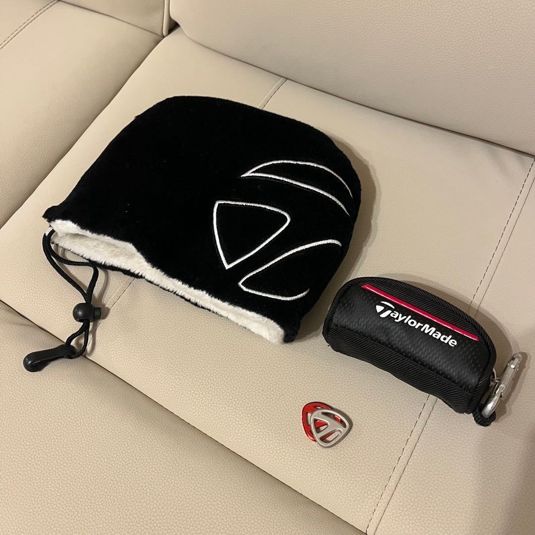 【豪華おまけ付き✨】TaylorMade キャディバッグ ゴルフバッグ 黒/赤