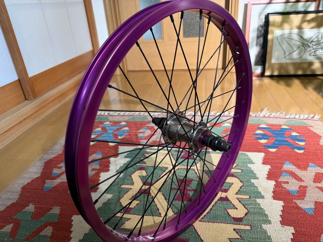 BMX リア ホイール フリーコースター SHADOW リム KHE ハブ