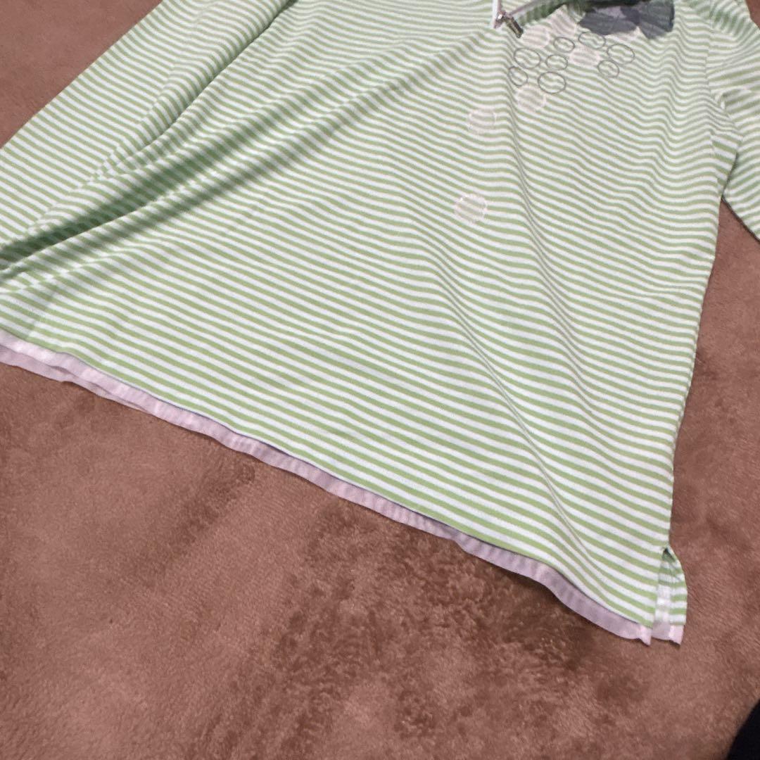 LANVIN SPORT レディース ゴルフ ハーフジップ長袖ウェア サイズ42
