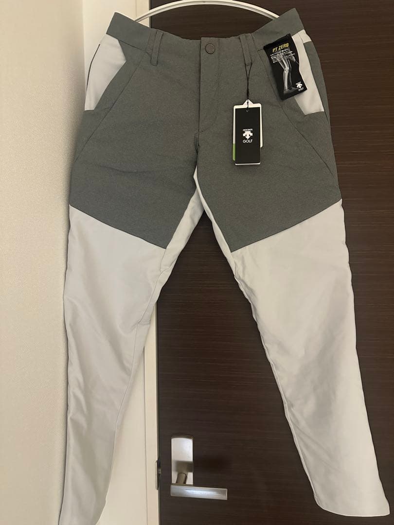 DESCENTE GOLF PT ZERO ダウンパンツ グレー/ホワイト