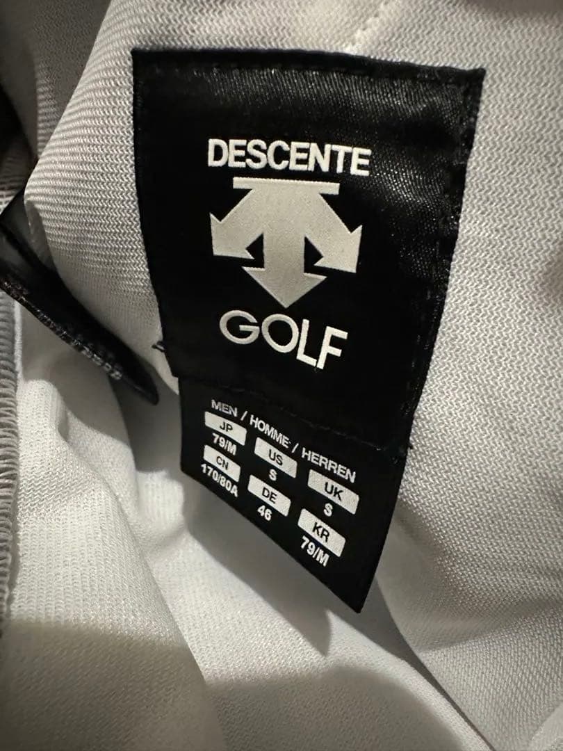 DESCENTE GOLF PT ZERO ダウンパンツ グレー/ホワイト