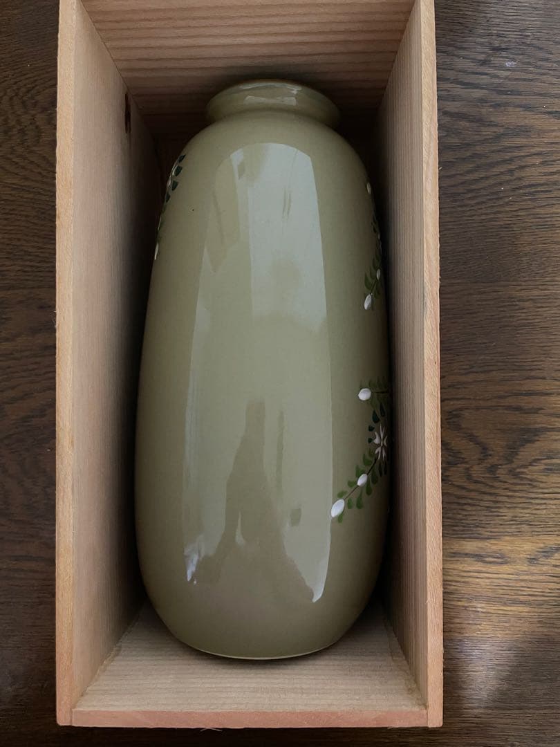 九谷焼 花瓶 玉竜製