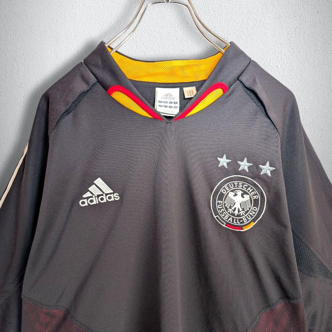 古着 サッカー ユニフォーム ドイツ代表 メッシ素材 メンズ 2XL相当