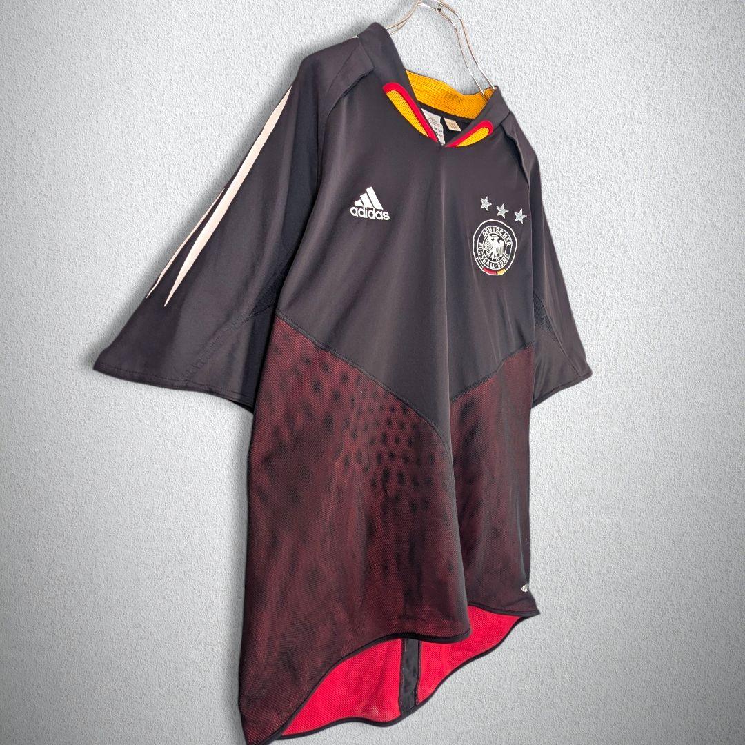 古着 サッカー ユニフォーム ドイツ代表 メッシ素材 メンズ 2XL相当