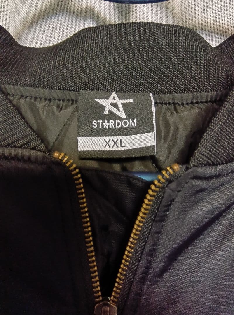 スターダム　アウター　フライトジャケット　MA-1ジャンパー　XXL　美品　黒
