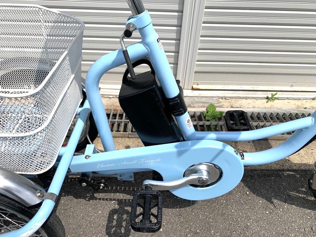 送料無料 AshirakuCharlie電動アシスト三輪自転車 動作確認済