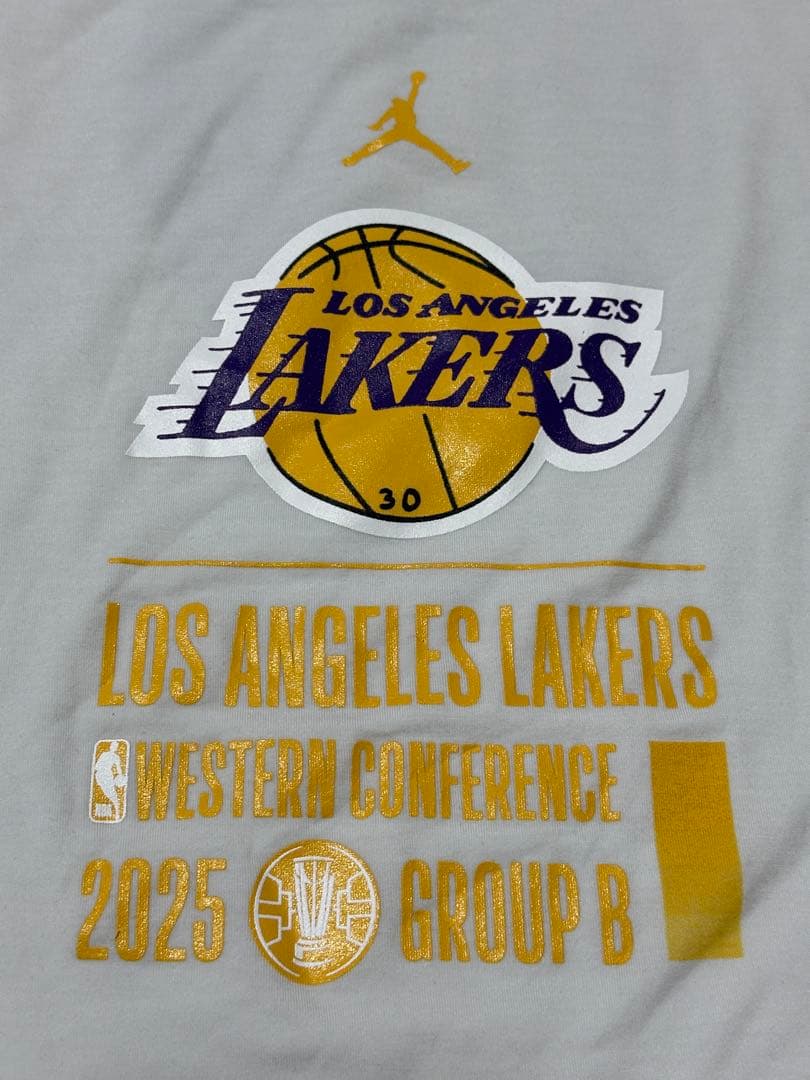 ジョーダンレイカーズTournament選手支給品プラクティスTシャツMサイズ