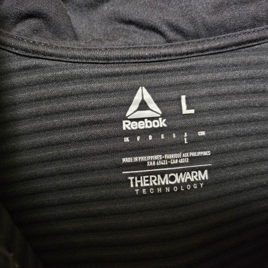 Reebok Thermo Warm スウェット パーカー 上下セット L 黒
