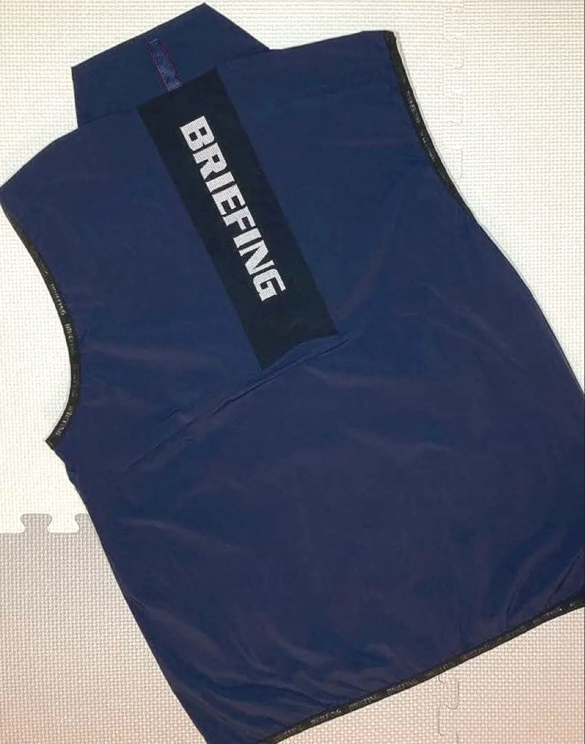 BRIEFING GOLF MS WIND VEST（NAVY／L）