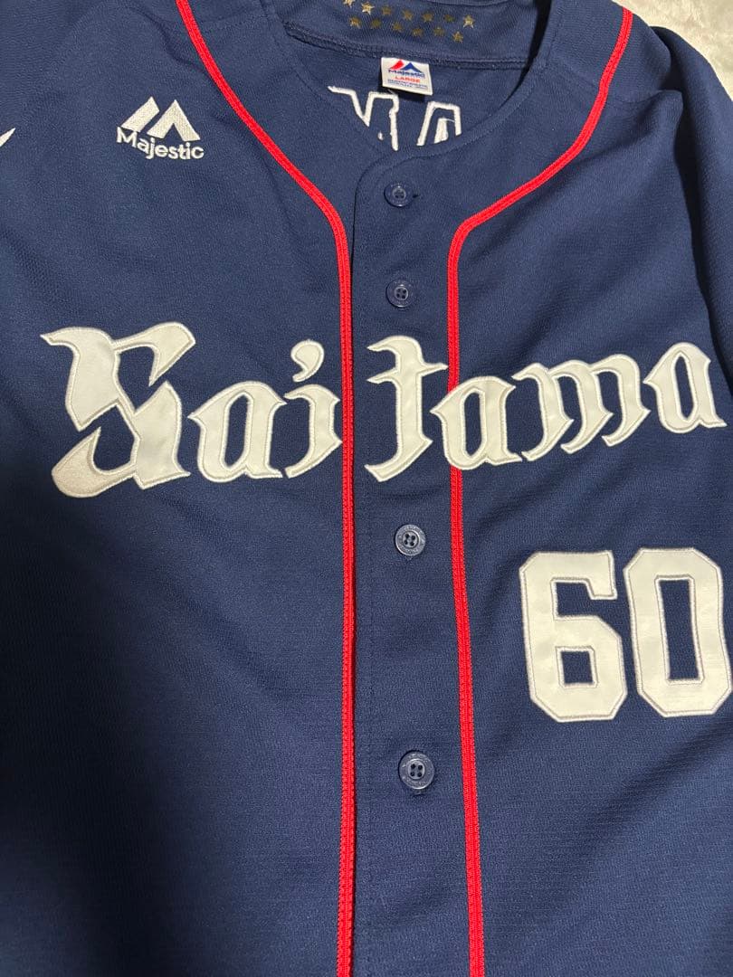 埼玉西武ライオンズ 中村剛也 ユニフォーム ビジター L
