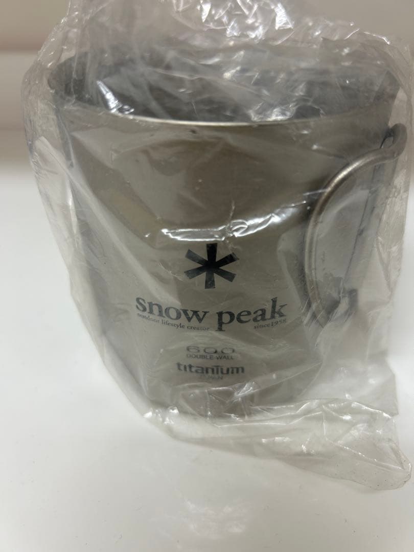  peak チタンダブルカップ 600ml 220ml セット