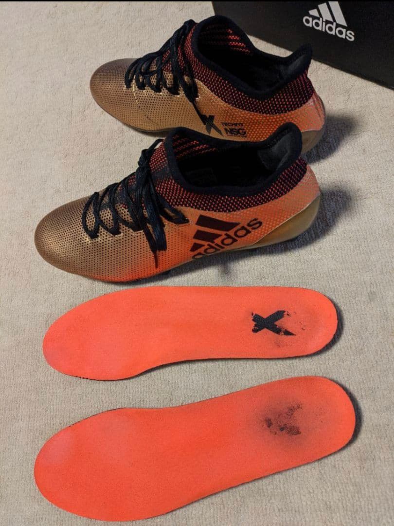 BOSS様購入決定　adidas X 17.1 ゴールド/オレンジ　27.5
