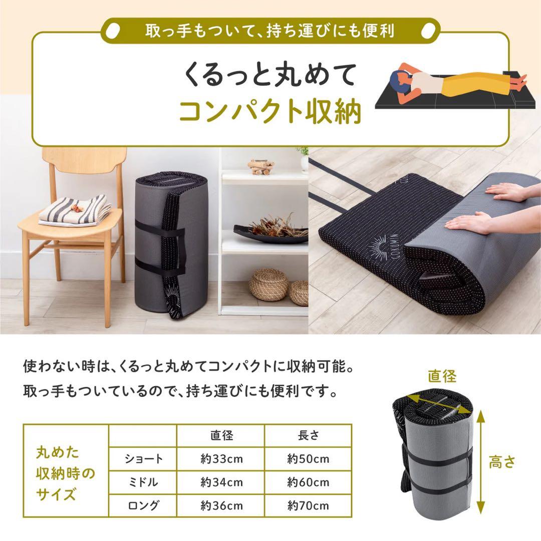 【未使用・美品】GOKUMIN goroneマット ロングサイズ　ブラック