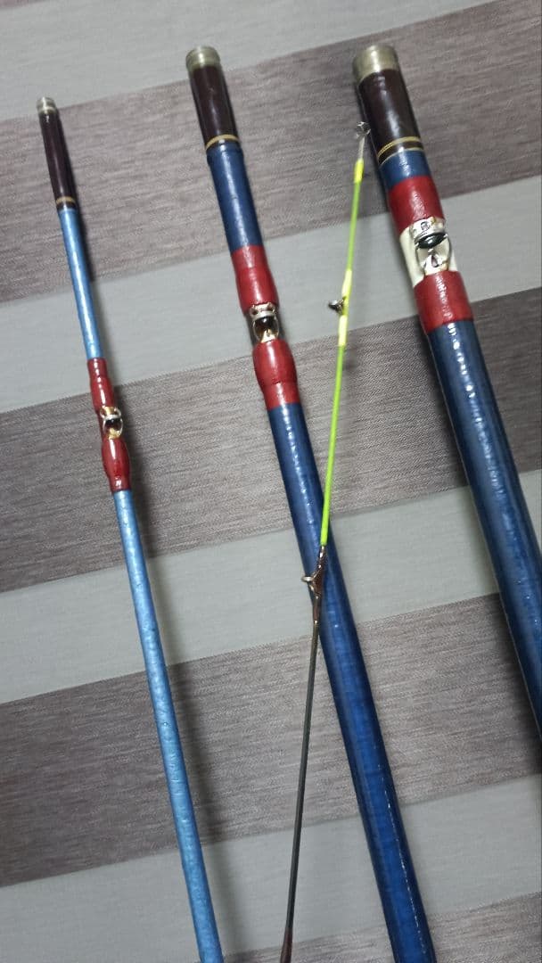 NFTスーパーボロン極翔石鯛525！4本継ぎ石鯛竿改造品