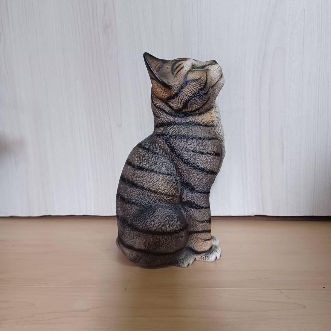 【リアルサイズ】HK Domain 陶製 ドマンの猫　美猫・美品