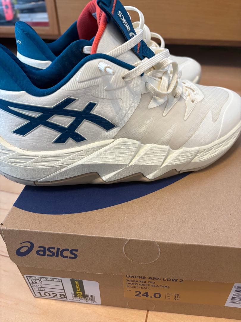 シューズ(男性用) ASICS UNIFIRE AIR LOW 2 24.0cm