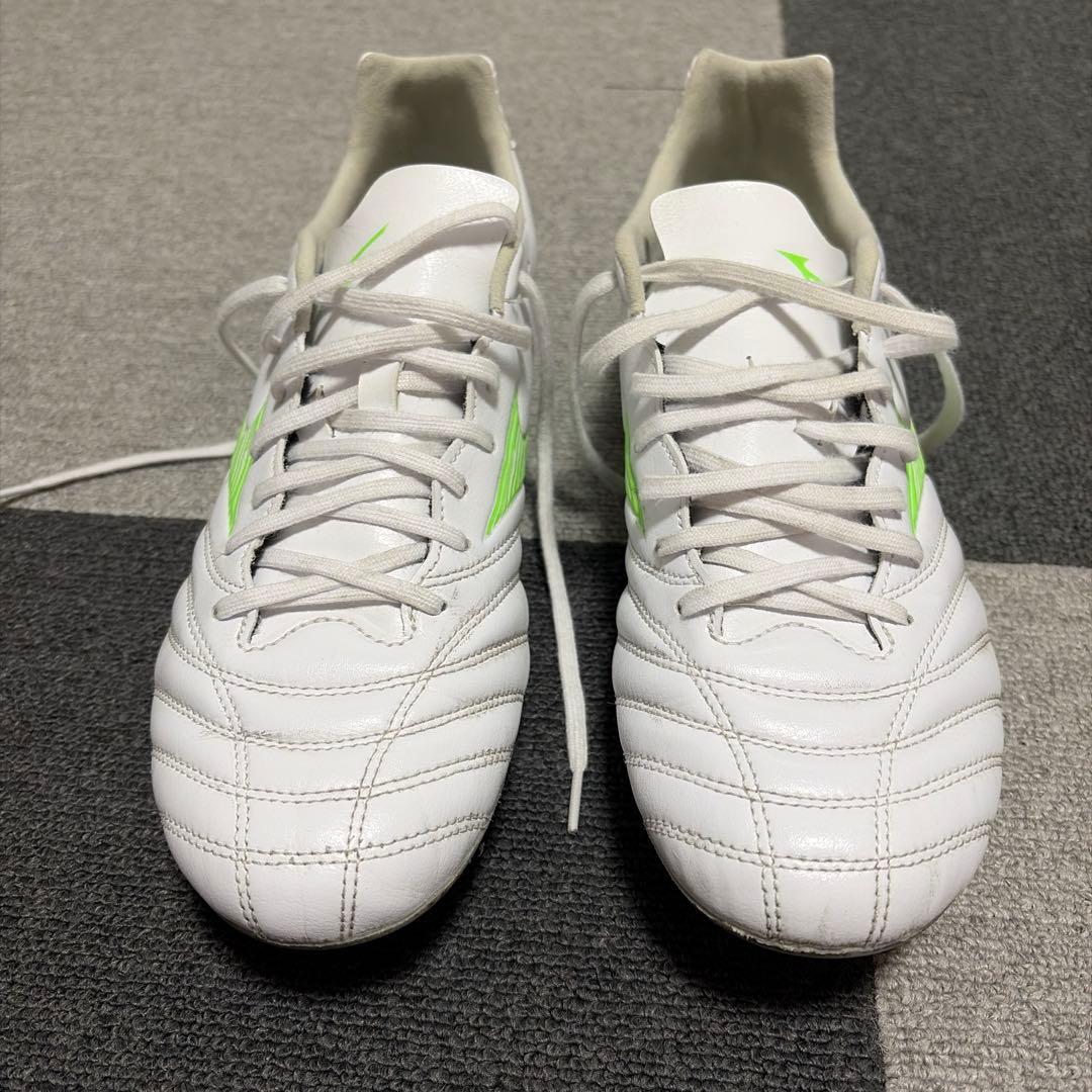 Mizuno サッカーシューズ ホワイト/グリーン