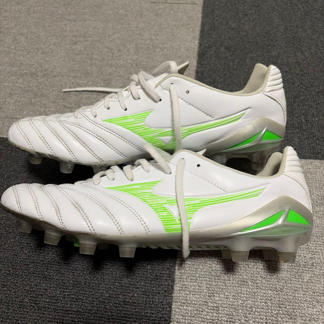 Mizuno サッカーシューズ ホワイト/グリーン