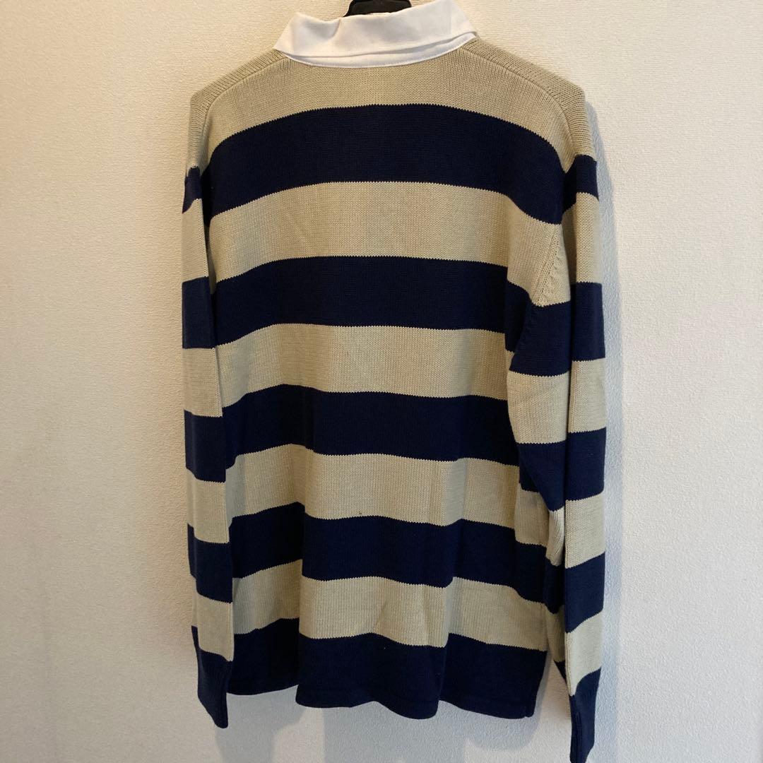 未使用)CANTERBURY ニットラガーシャツ　Lサイズ