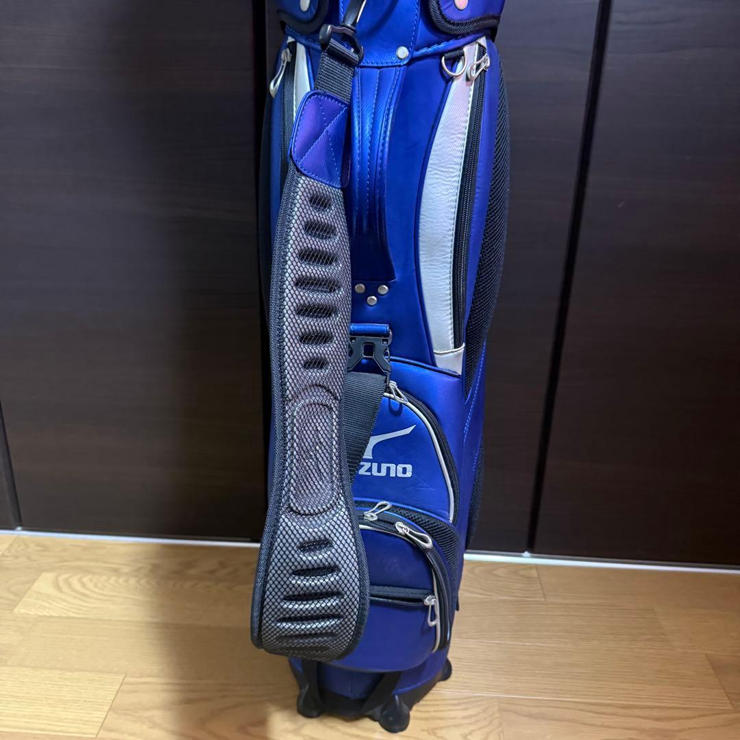 Mizuno キャディバッグ ゴルフバッグ ブルー