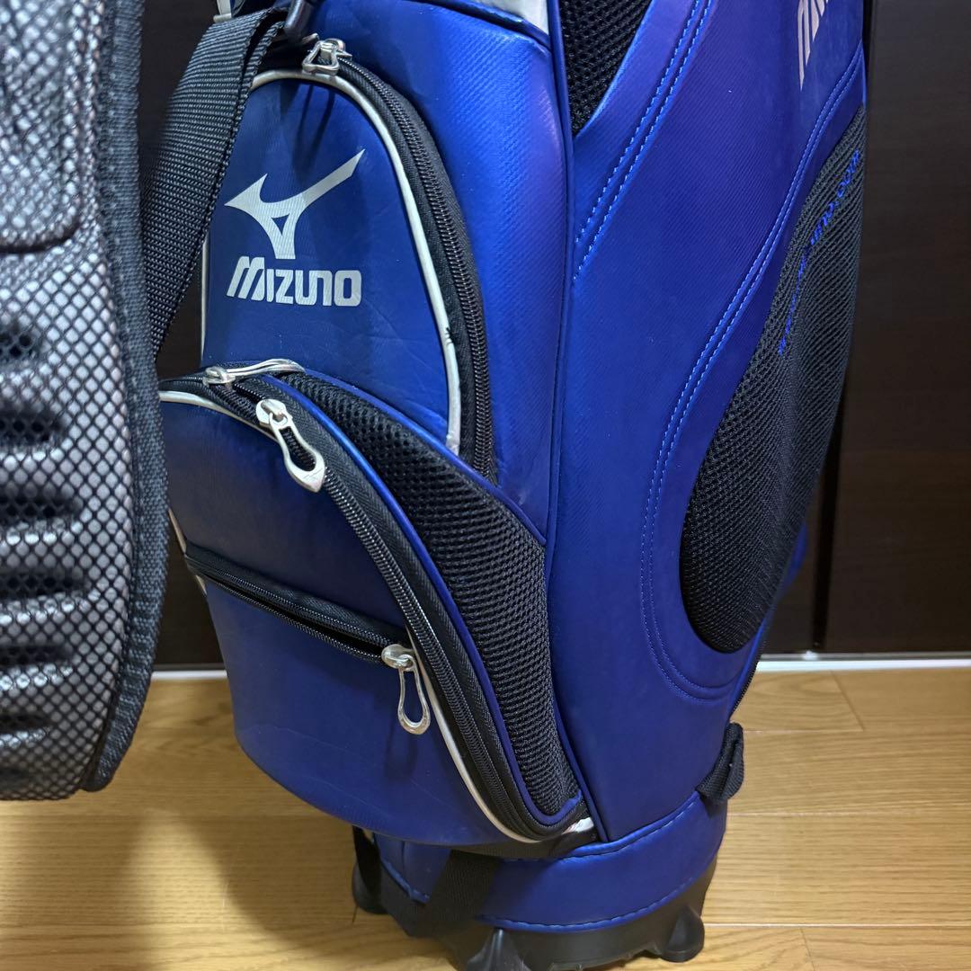 Mizuno キャディバッグ ゴルフバッグ ブルー