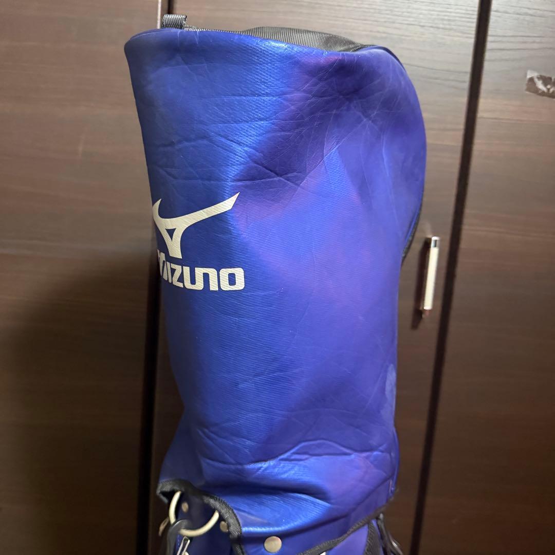 Mizuno キャディバッグ ゴルフバッグ ブルー