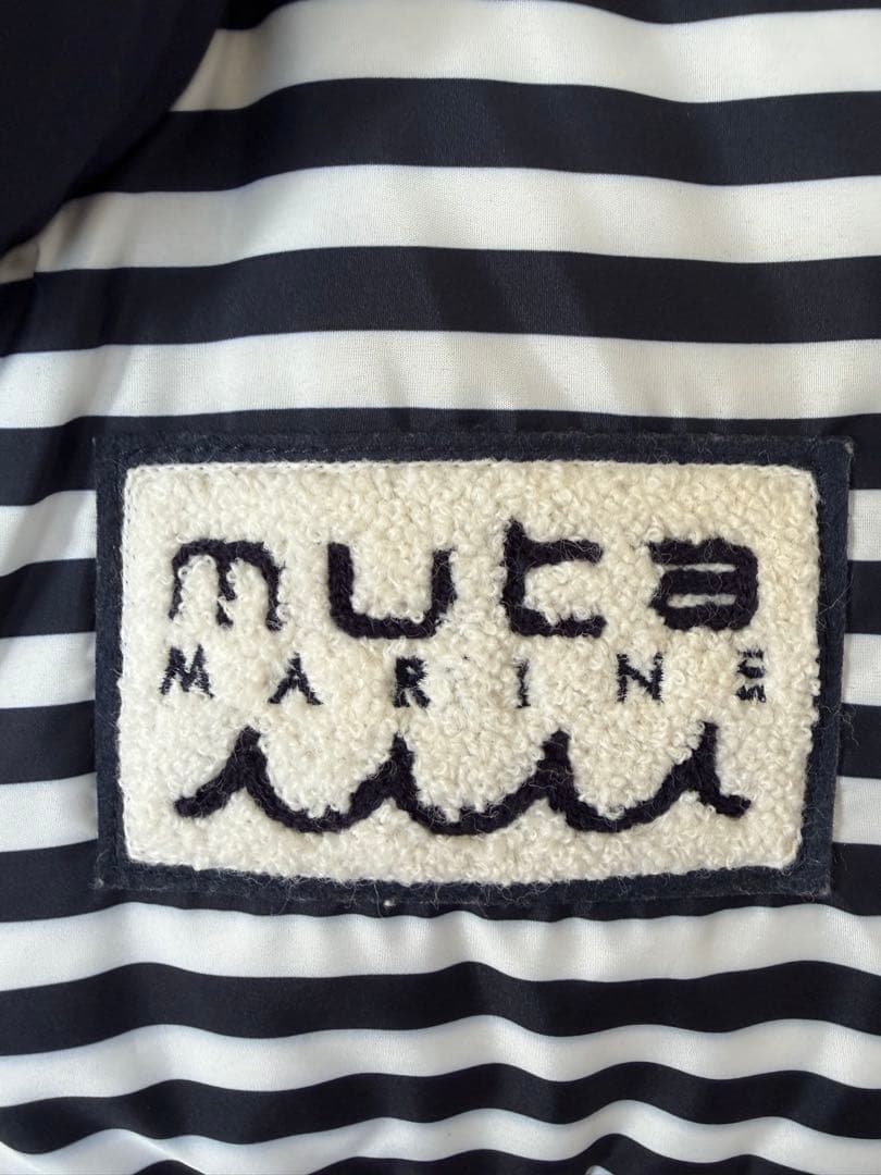 muta MARINE ネイビー ストライプ ベスト サイズM