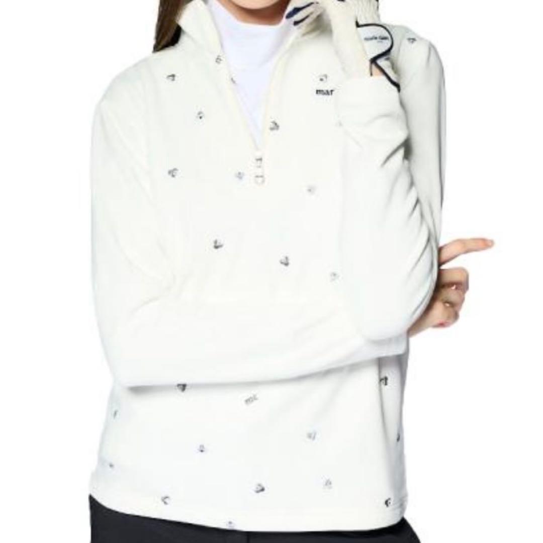 ☆大きいサイズ☆マリクレール ゴルフウェア長袖ハイネックシャツ 保温 3L新品