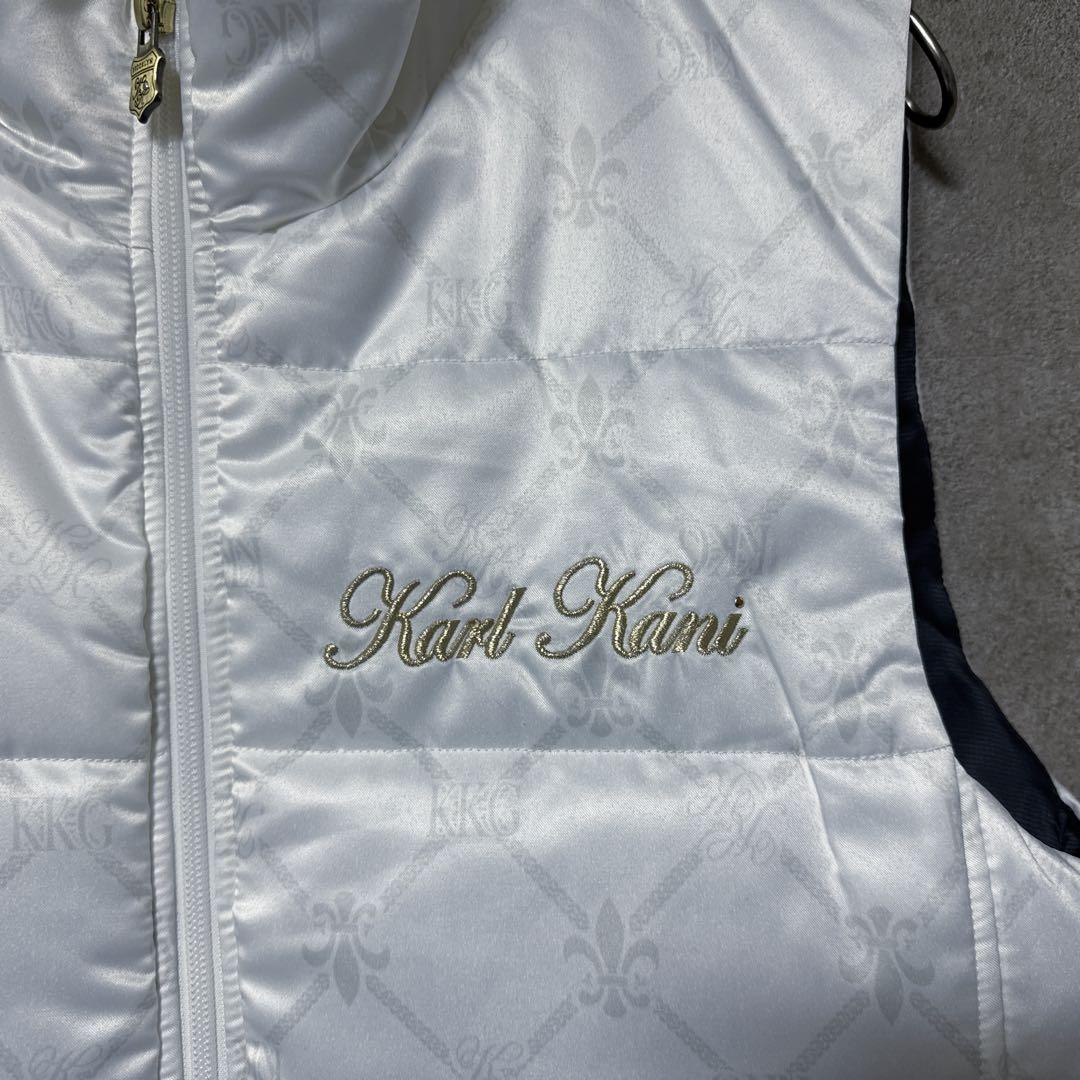 Karl Kani GOLF カールカナイゴルフ 総柄 中綿 ベスト ジャケット