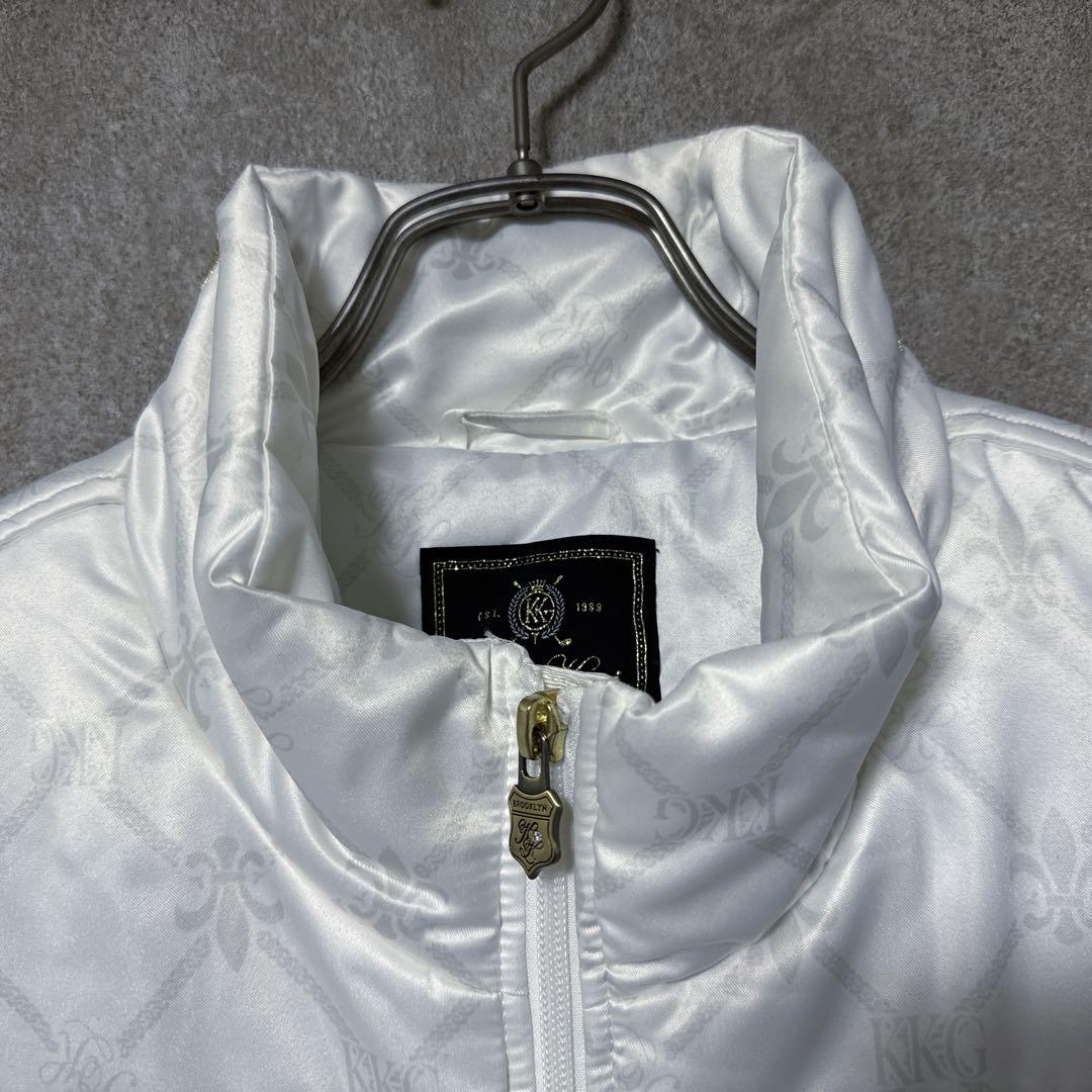 Karl Kani GOLF カールカナイゴルフ 総柄 中綿 ベスト ジャケット