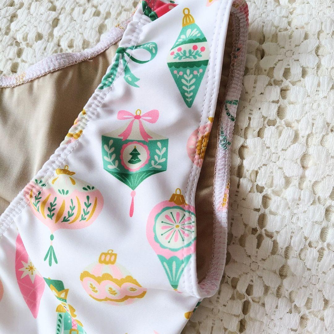 140㎝／くるみ割り人形がこの季節にぴったり♡ピンクのベロアレオタード