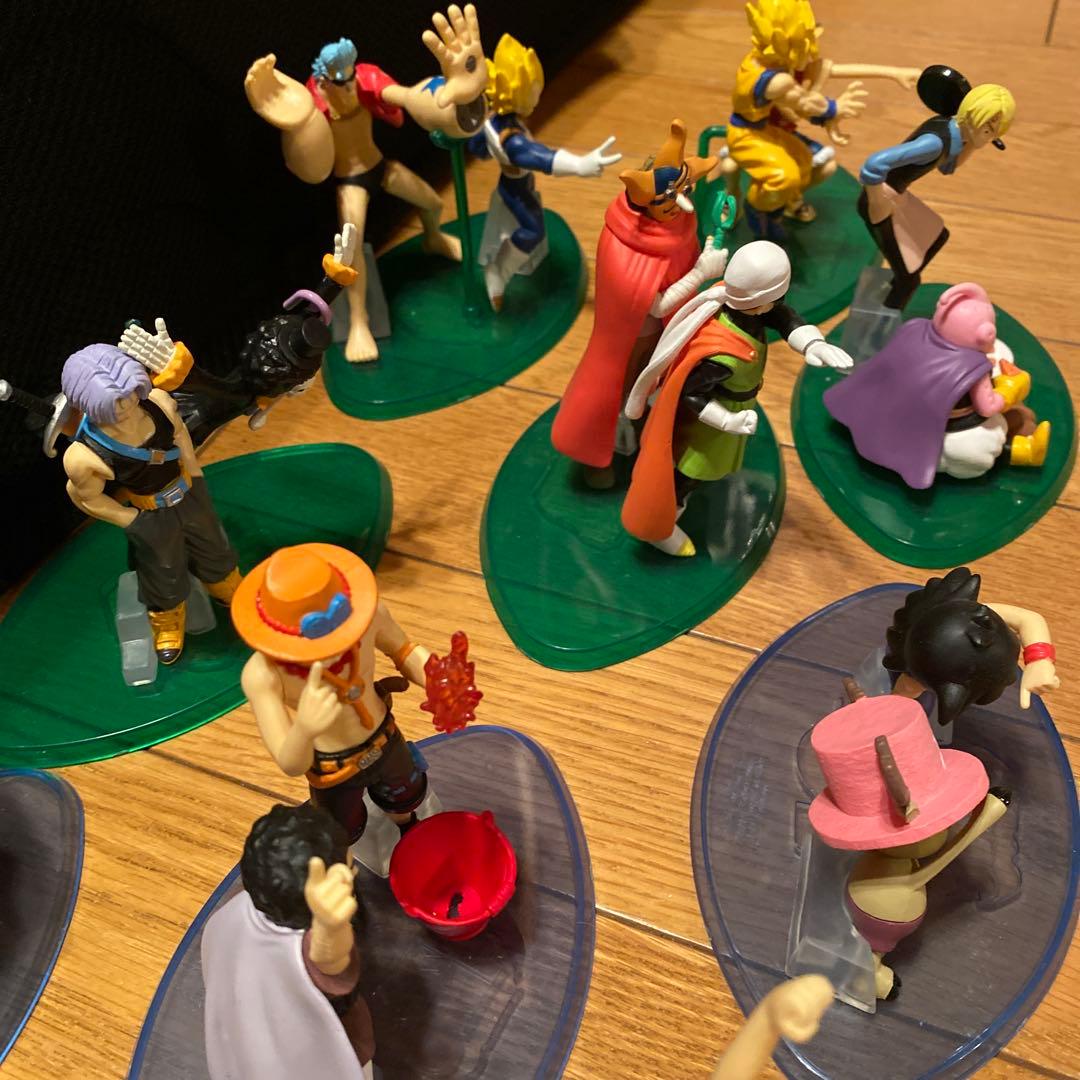 ドラゴンボール・ワンピース フィギュアセット コンプリート　40周年