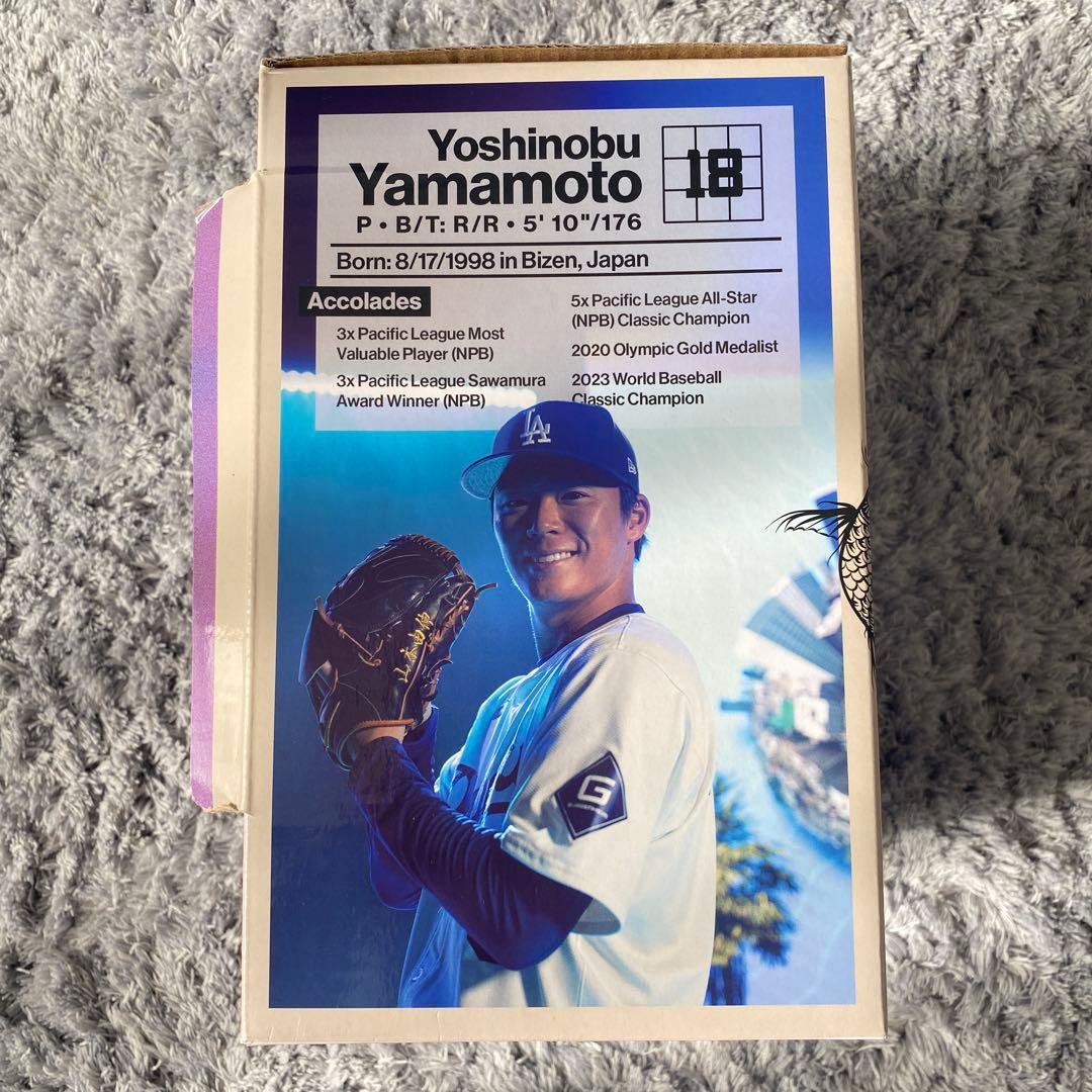 山本由伸　Yoshinobu Yamamoto フィギュア　ボブルヘッド