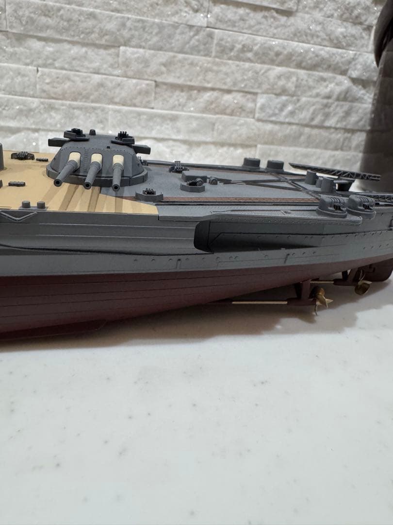 ハセガワ 戦艦大和 1/450 大型プラモデル完成品 塗装済み 塗り分け