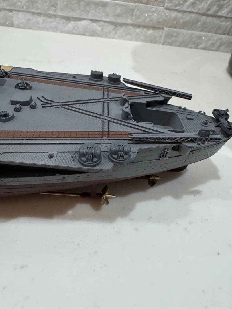 ハセガワ 戦艦大和 1/450 大型プラモデル完成品 塗装済み 塗り分け