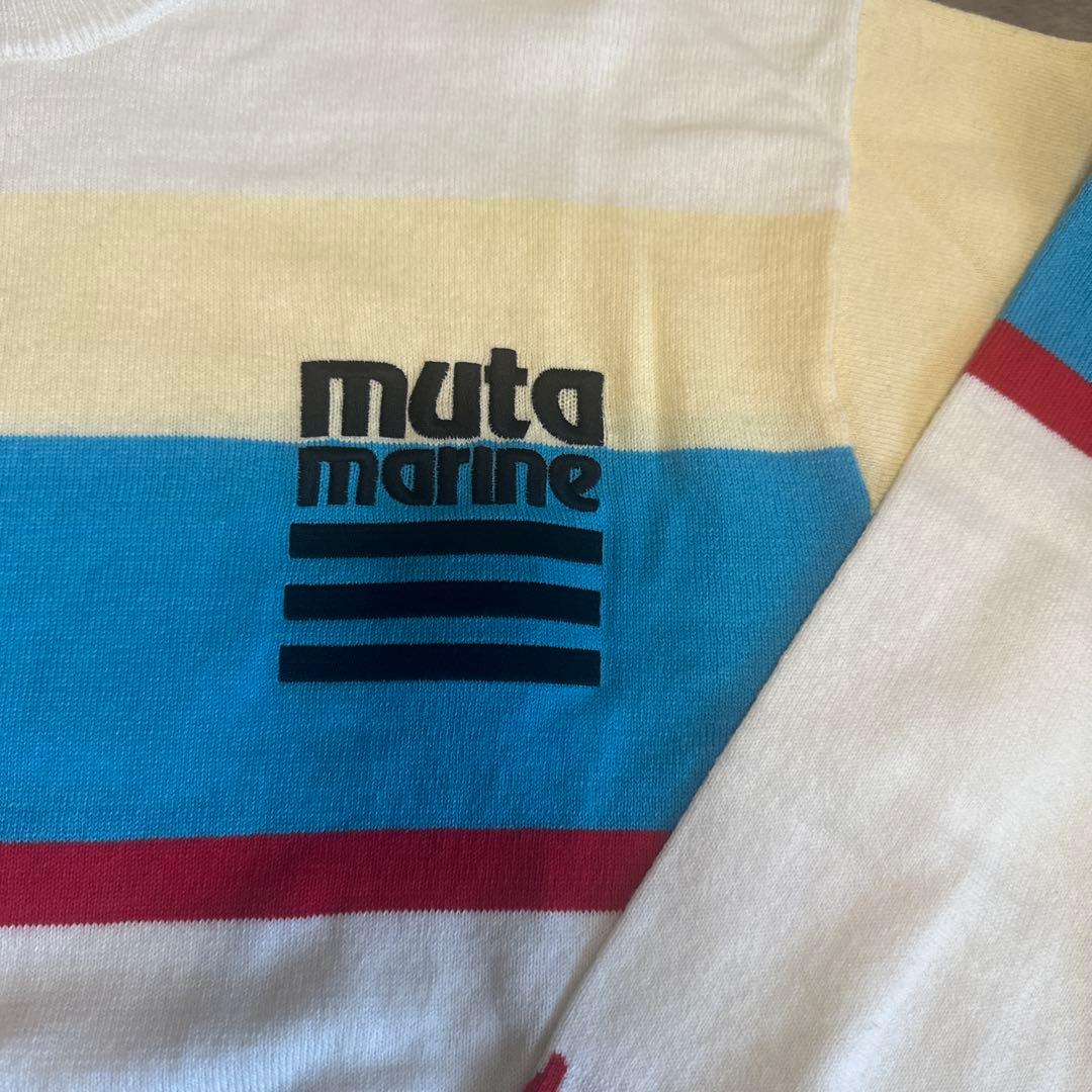 muta MARINE ボーダー クルーネックニット 定価30,800円‼️