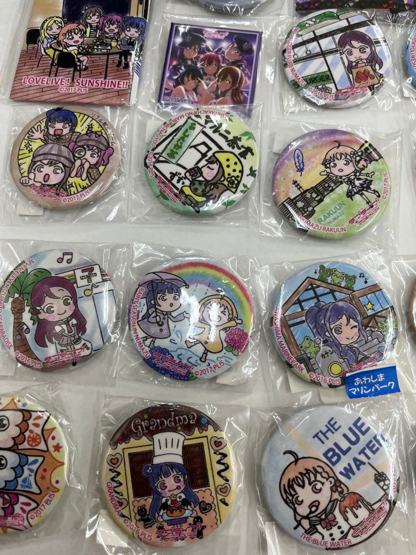 沼津まちあるき　缶バッジ ひものデーなど　Aqours ラブライブ サンシャイン