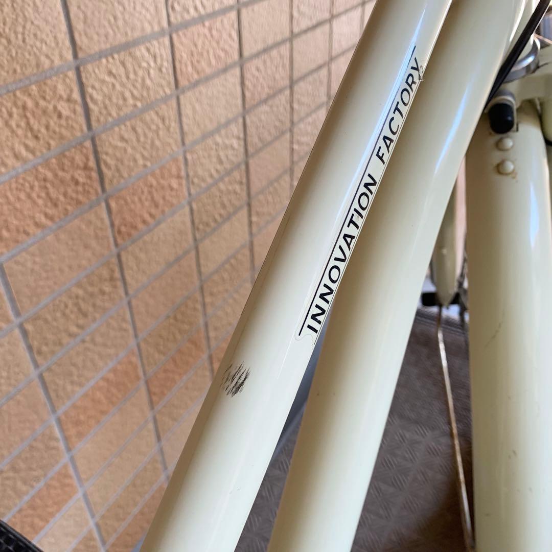 【引取り限定】シティーサイクル　自転車　ジュニア22インチ　アイボリー