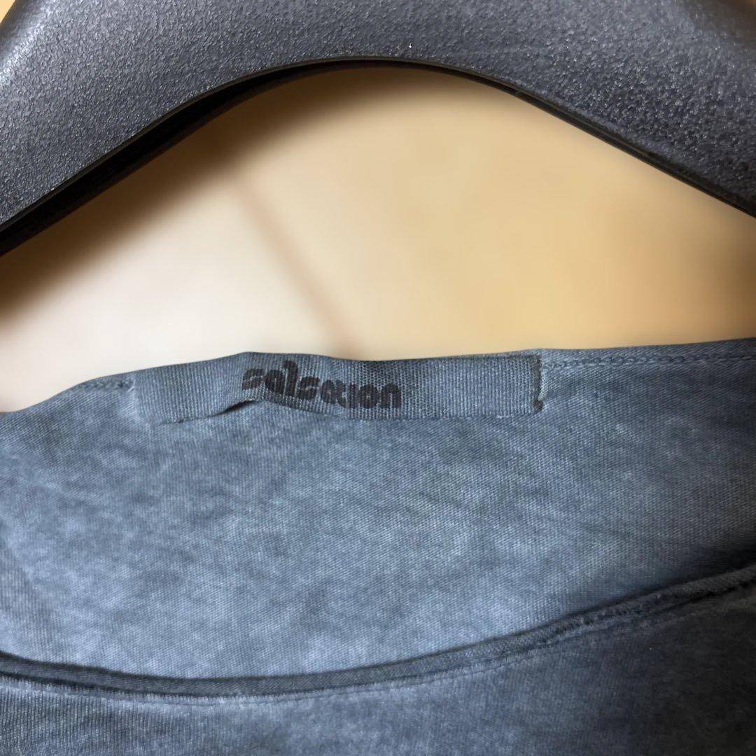 その他 salsation Round Neck T-Shirt Blue Denim