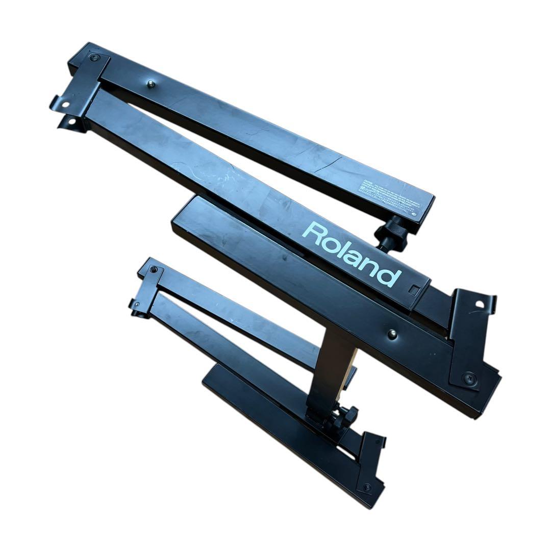 【美品】Roland 電子ピアノ用 シンセサイザー用スタンド 黒 KS-18Z
