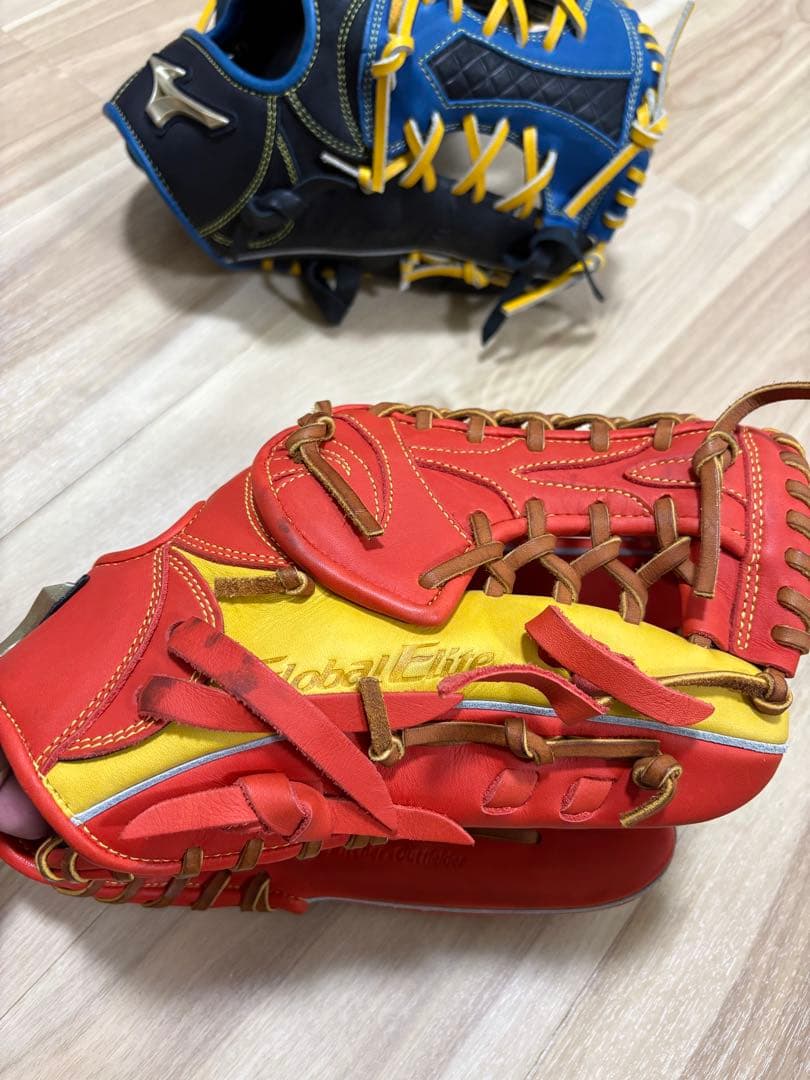 Mizuno Global Elite 軟式グローブセット&NPBボール2個付
