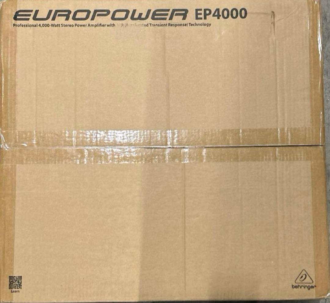 BEHRINGER ベリンガー ステレオパワーアンプ EP4000