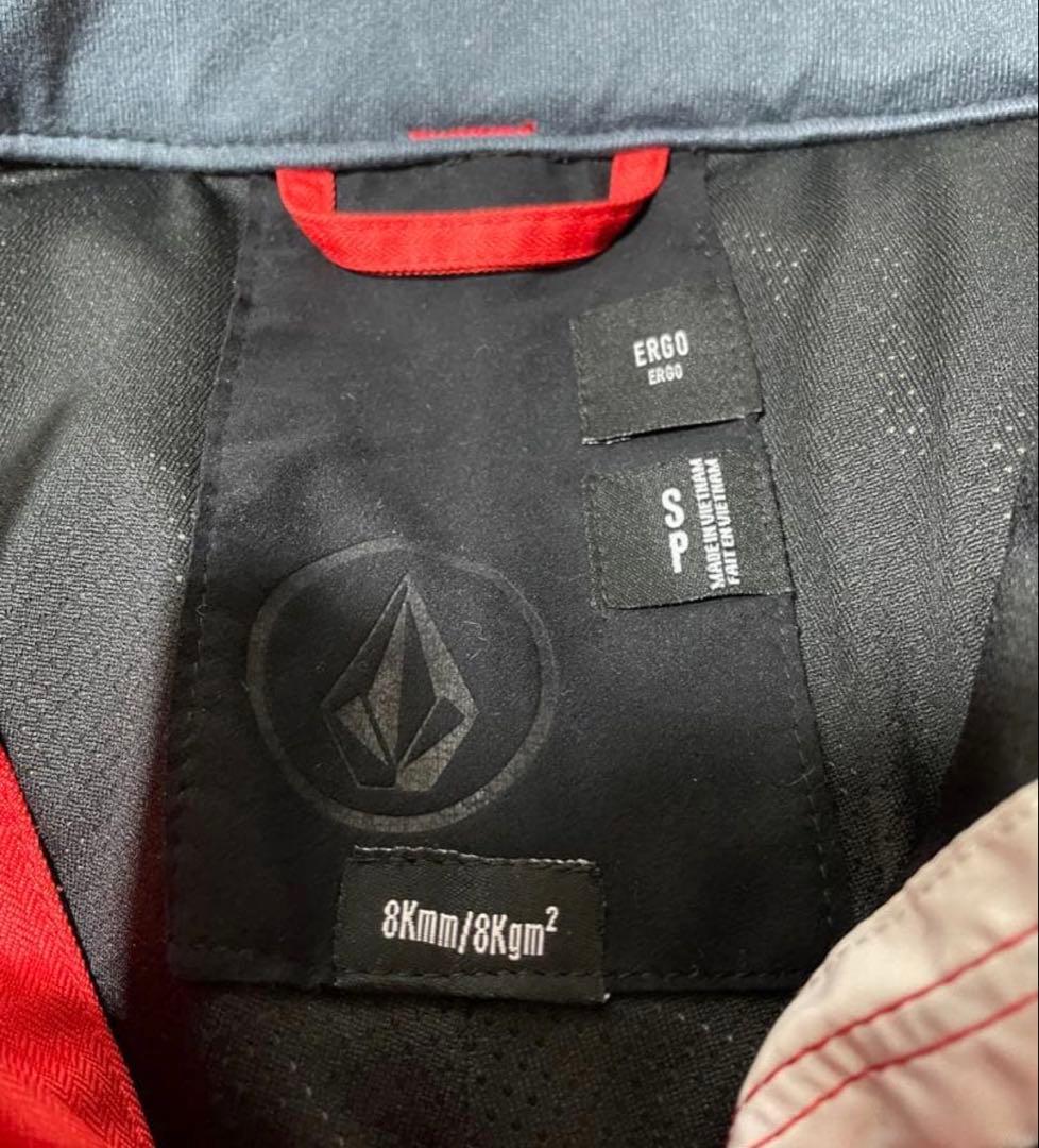 VOLCOM レッドスノーボードパンツ