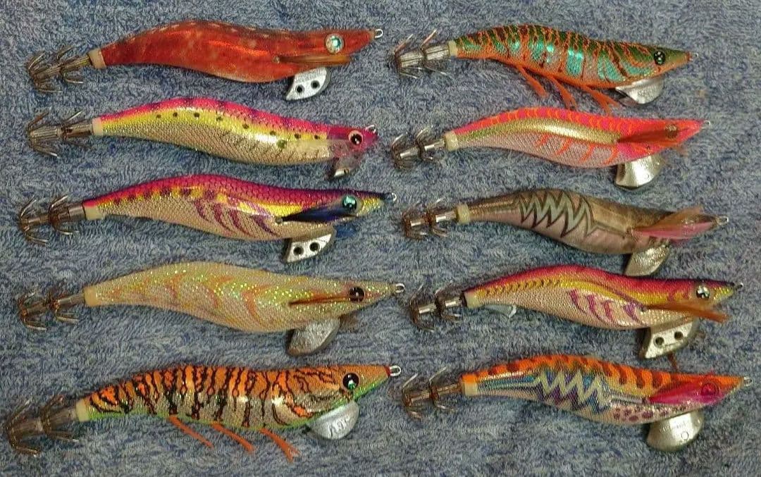 エギングセット(エギ10本及び備品)他