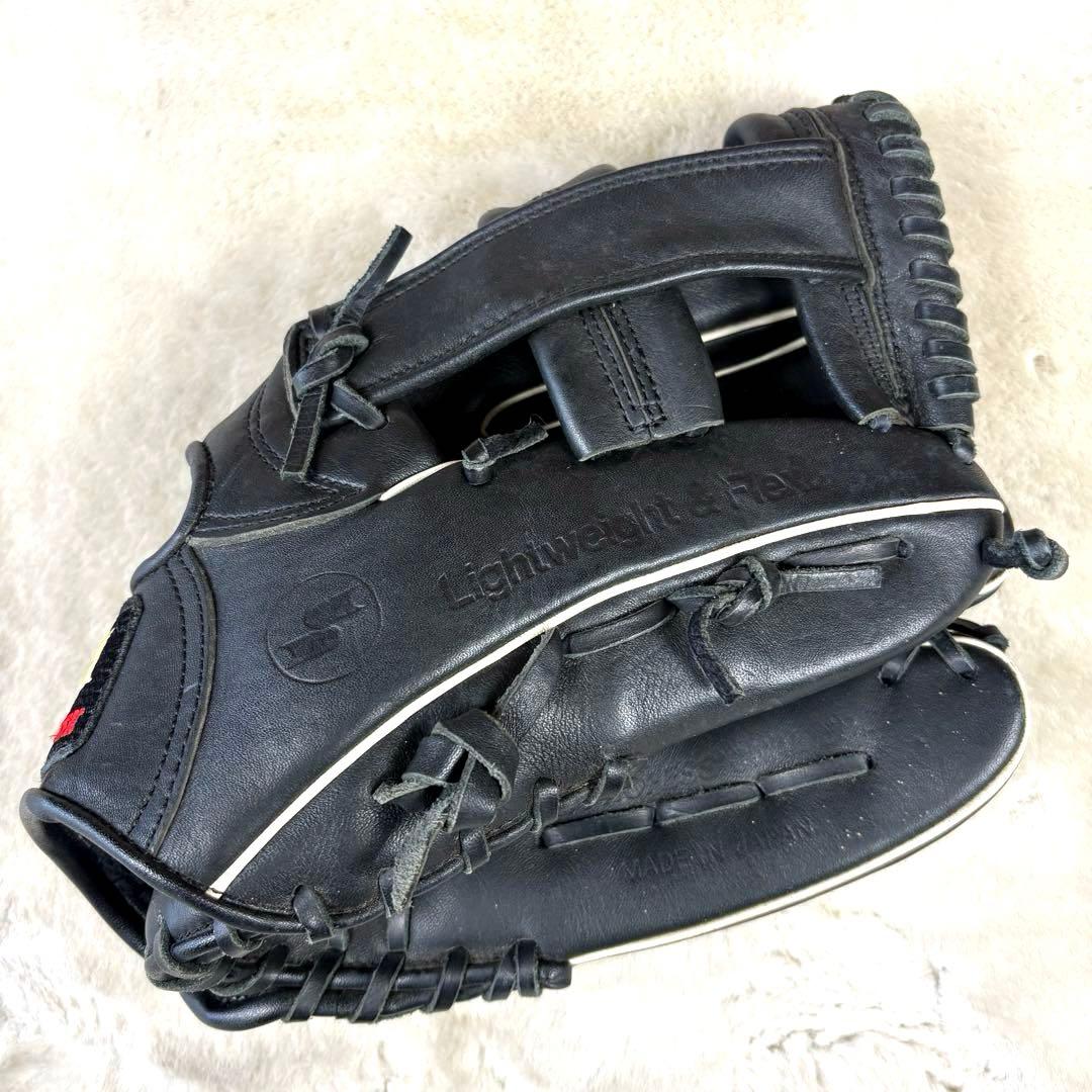 エスエスケー　SSK グローブ　リーグジャンプ　￼内野手　￼グラブ　黒　日本製