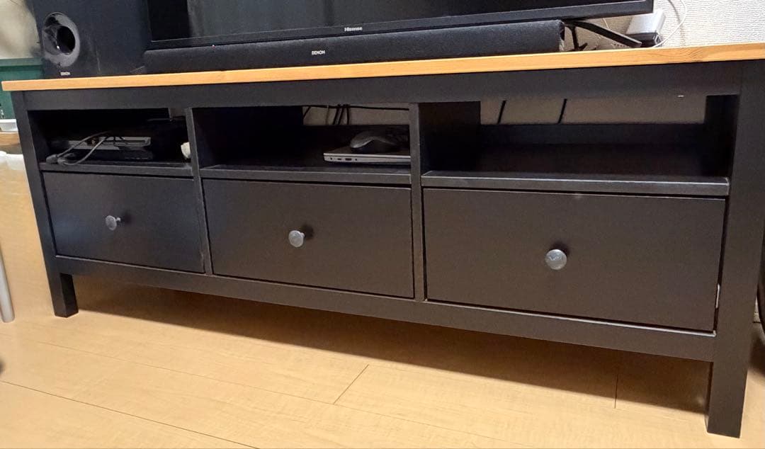 IKEA HEMNES ヘムネス　テレビ台　ブラックブラウン