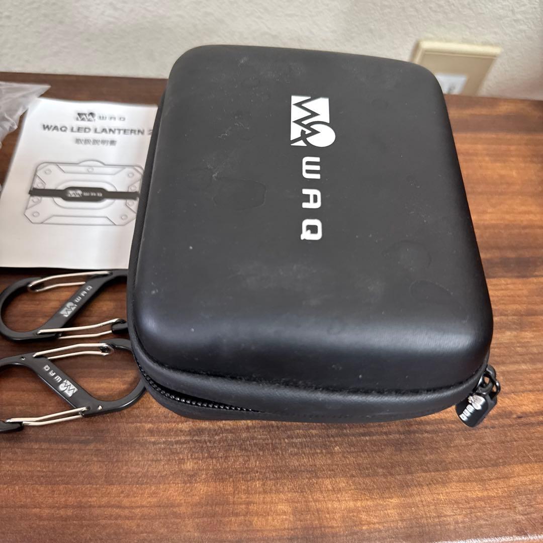 WAQ LEDランタン 2 オリーブグリーン ケース付き