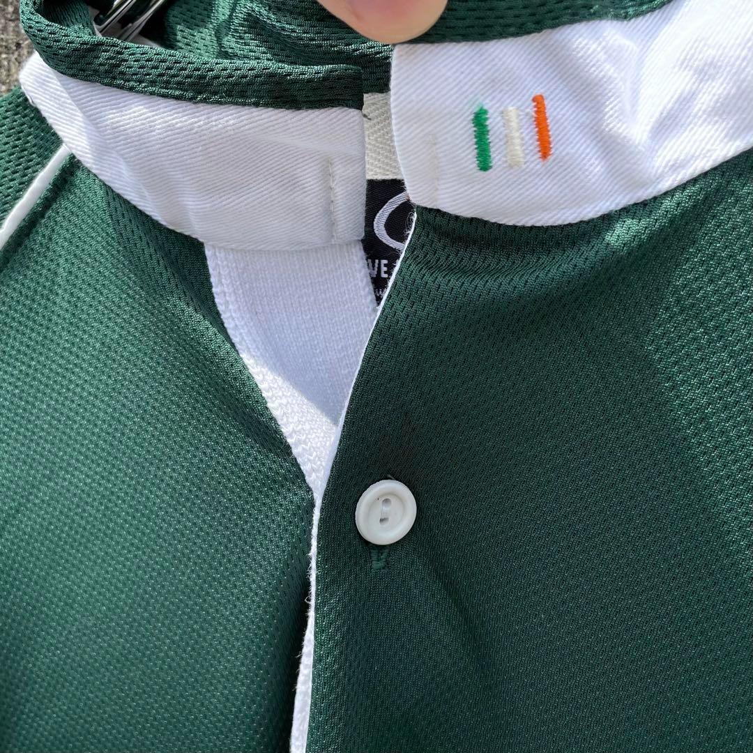 IRELAND IRISH LION オール刺繍 大きめ 古着 ラグビージャージ