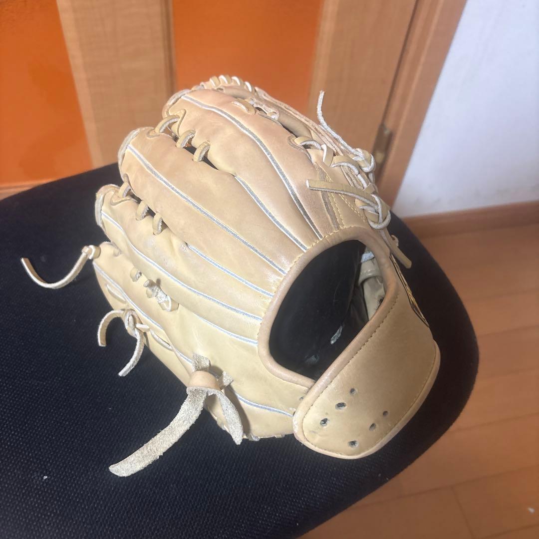 ZETT ウイニングロード 軟式グローブ 右投げ用 キャメル